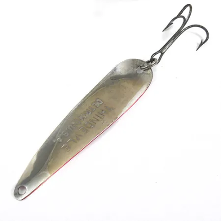 Dardevle ThinDevle Skeddrag, Röd / Vit / Nickel, 11g, Smal, #0876