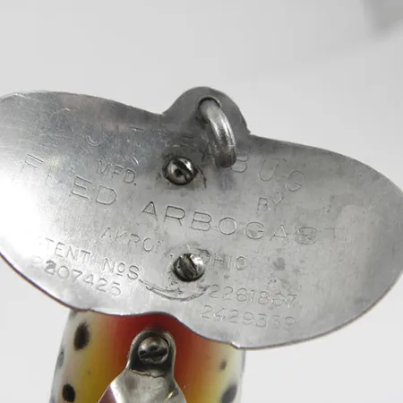 Fred Arbogast Jitterbug Ytbete, Tiger, 10g, Vintage, #0880