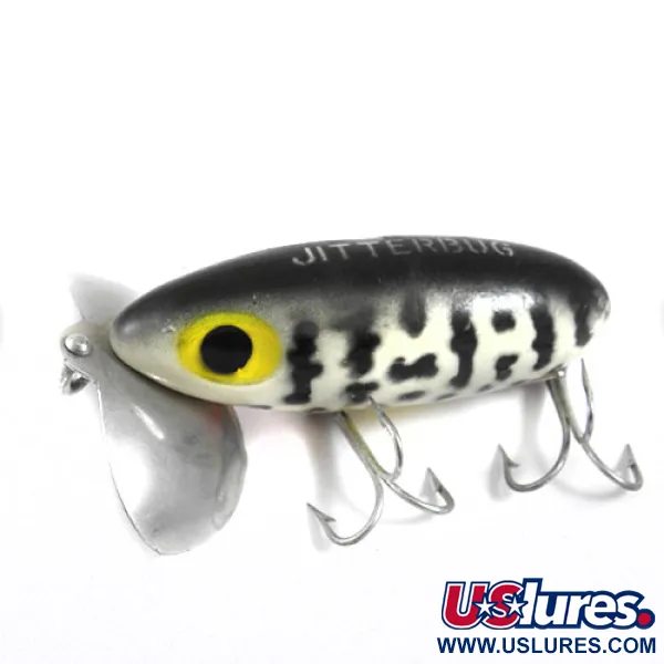 Fred Arbogast Jitterbug Ytbete, Tiger, 10g, Vintage, #0880