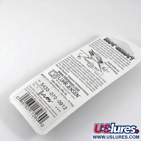 Luhr Jensen Hot Shot 70 Bete, Black Scale, 1.6g, Vintage, #0885