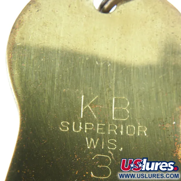 K-B Bait K-B Spoon Skeddrag, Mässing, 25g, Hamrad yta, #0891