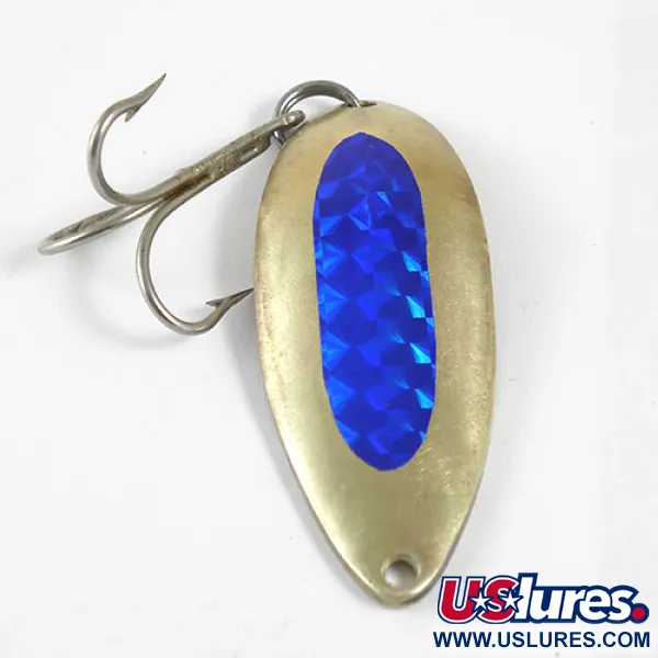 Luhr Jensen Little Jewel Skeddrag, Brass / Blue, 21g, USA, #0910