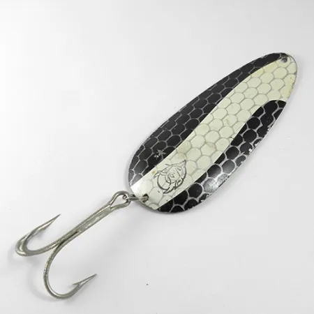 Dardevle Huskie Junior Skeddrag, Svart/Vit/Nickel, 58g, #0919