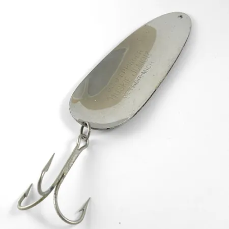 Dardevle Huskie Junior Skeddrag, Svart/Vit/Nickel, 58g, #0919