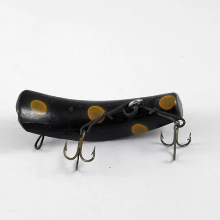 Worden's Lures Flatfish F6 Wobbler, Gul / Svart, 3g, #0930