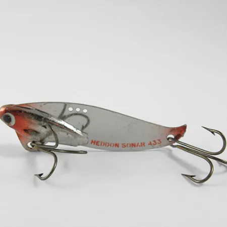 Heddon Sonar 433 Blade-bete, Nickel / Röd, 14g, USA, #0945