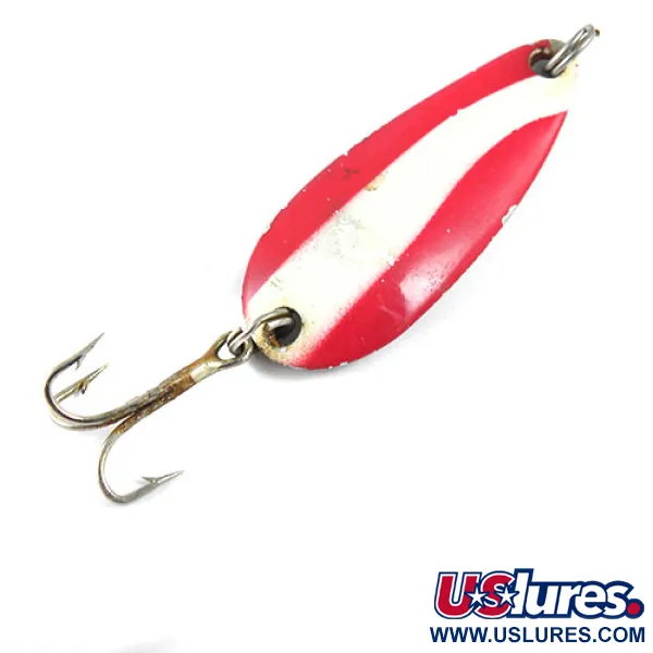 Moriyama Skeddrag, Röd / Vit / Nickel, 7,5g, Vintage-klassiker, #0946