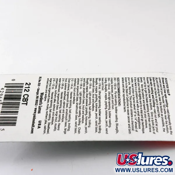 Worden’s Original Rooster Tail Spinnare, Tiger, 7g, Hackel, #0970