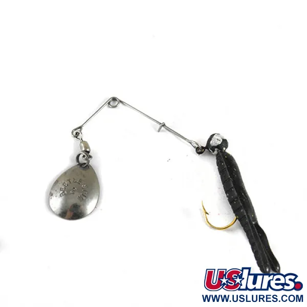 Johnson Beetle Spin Spinnerbait, Nickel / Svart, 3.5g, USA, #0981