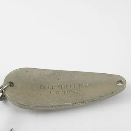 Rocky Mountain minnow Skeddrag, Nickel / Blå, 10g, Vintage, #1012