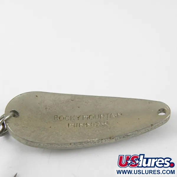 Rocky Mountain minnow Skeddrag, Nickel / Blå, 10g, Vintage, #1012