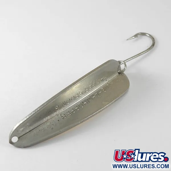 HT Enterprises Jig-A-whooper Hawgler spoon #6 Skeddrag, Silver, 21g, #1019