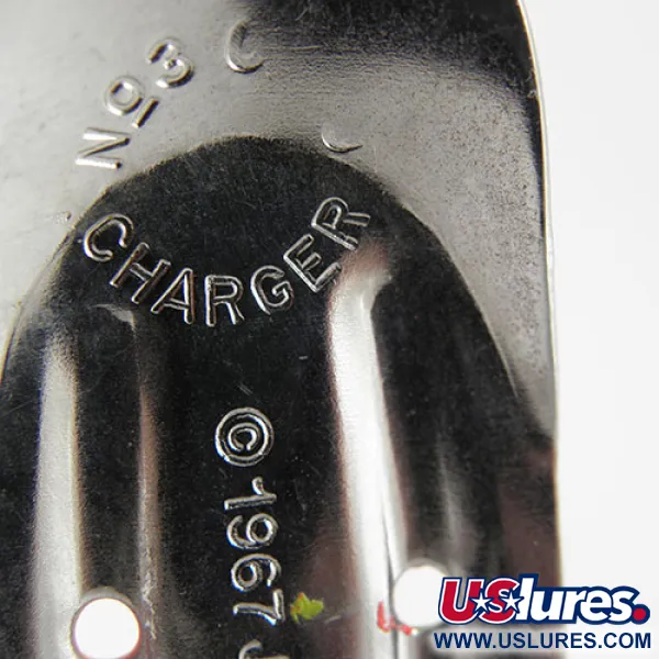 Charger №3 Skeddrag, Nickel / Röd / Gul, 12.5g, USA, #1021