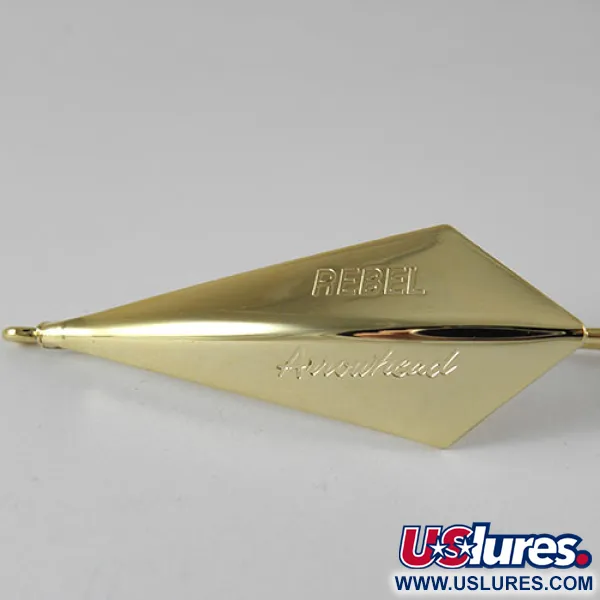 Rebel Weedless ArrowHead Vassdrag, Guld, 14g, guldpläterad, #1023