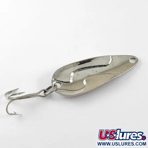 Weber Kobbler Skeddrag, Red / White / Nickel, 7g, S-Curve, #1052