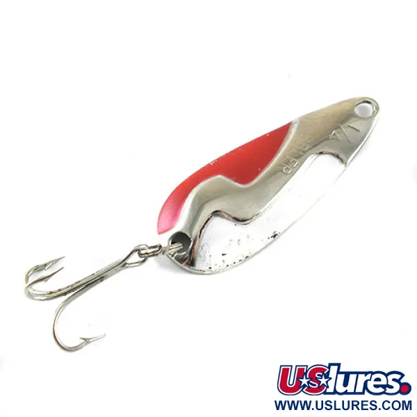 Weber Kobbler Skeddrag, Red / White / Nickel, 7g, S-Curve, #1052