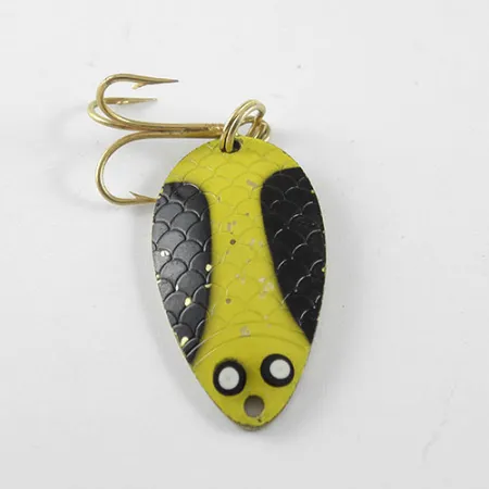 Wright & McGill Pay-Master Skeddrag, Gul/Svart/Mässing, 7g, #1054