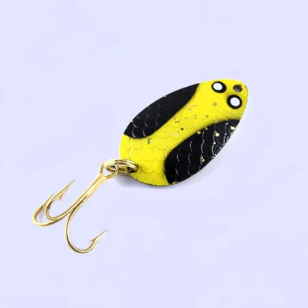 Wright & McGill Pay-Master Skeddrag, Gul/Svart/Mässing, 7g, #1054