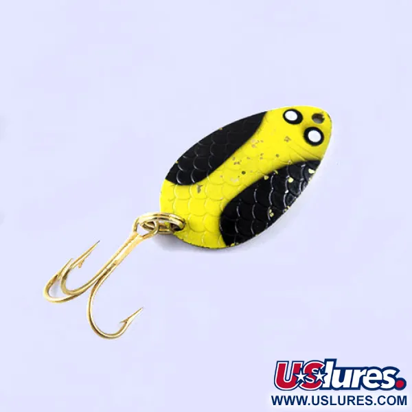 Wright & McGill Pay-Master Skeddrag, Gul/Svart/Mässing, 7g, #1054