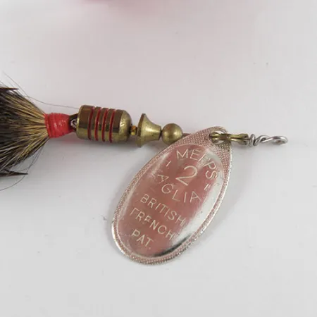 Mepps Aglia 2 dressed Spinnare, Nickel, 4.7g, Ekorrhår, #1083