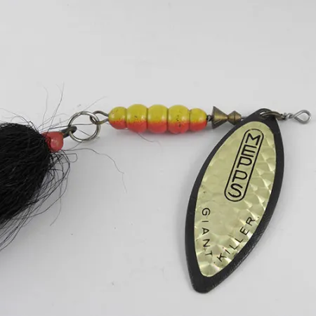 Mepps Giant Killer Spinnare, Svart/Hologram, 30g, Videblad, #1088