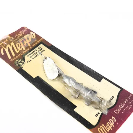 Mepps 3 Comet (with soft bait) Spinnare, Nickel, 17g, Vintage, #1093
