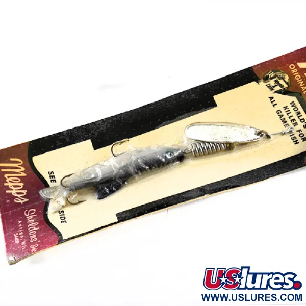 Mepps 3 Comet (with soft bait) Spinnare, Nickel, 17g, Vintage, #1093