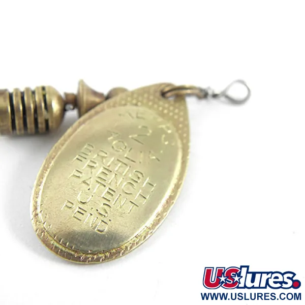 Mepps Aglia 2 Spinnare, Mässing, 4.5g, Originaldesign, #1098