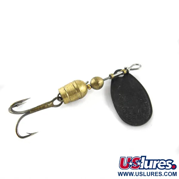 Mepps Aglia 1 Spinnare, Svart, 3,5g, Kon-rotation, #1117