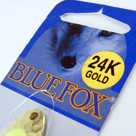Blue Fox Pixee Skeddrag, Gul/24K Guldpläterad, 7g, Egg-Sac, #1134