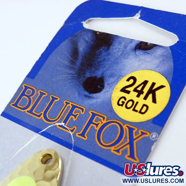 Blue Fox Pixee Skeddrag, Gul/24K Guldpläterad, 7g, Egg-Sac, #1134