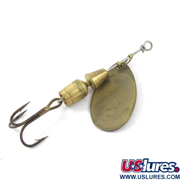 Mepps Aglia 2 Spinnare, Mässing, 4,5g, Vintage-stämplar, #1152