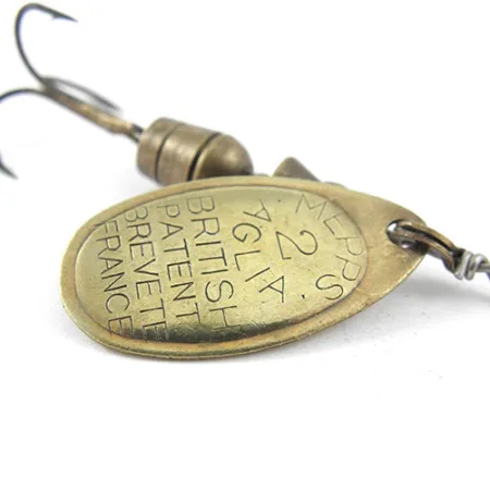 Mepps Aglia 2 Spinnare, Mässing, 4,5g, Vintage, #1154