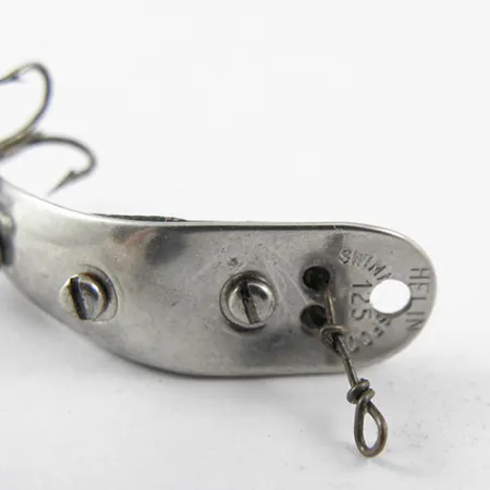 Helin Swimming Spoon 125 Skeddrag, Nickel / Frog, 2,5g, Vintage, #1157