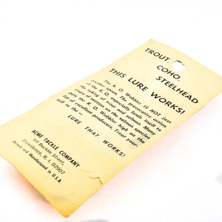 Acme K.O. Wobbler Skeddrag, Orange, 14g, Sonic Flipper, #1159