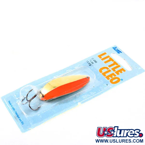 Acme Little Cleo Skeddrag, Guld / Orange, 11,5g, Stabil, #1161