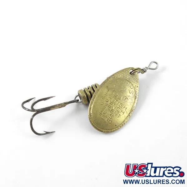 Mepps Aglia 2 Spinnare, Mässing, 4,5g, Originalkrok, #1162