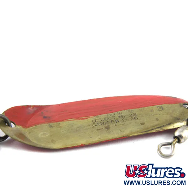 Andy Reekers 3 Skeddrag, Mässing, 4,5g, Trollingbete vintage, #1168