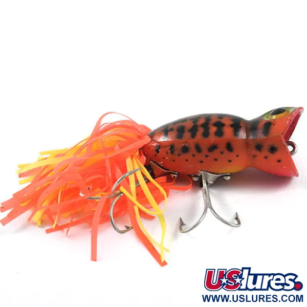 Fred Arbogast Hula Popper Popper, Tiger, 14g, Gummikjol, #1189