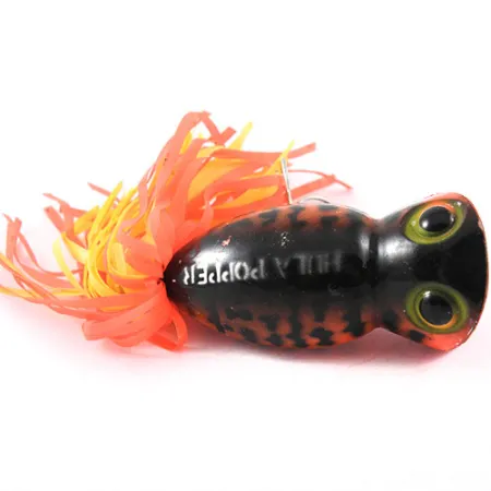 Fred Arbogast Hula Popper Popper, Tiger, 14g, Gummikjol, #1189