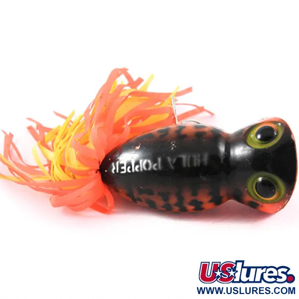 Fred Arbogast Hula Popper Popper, Tiger, 14g, Gummikjol, #1189