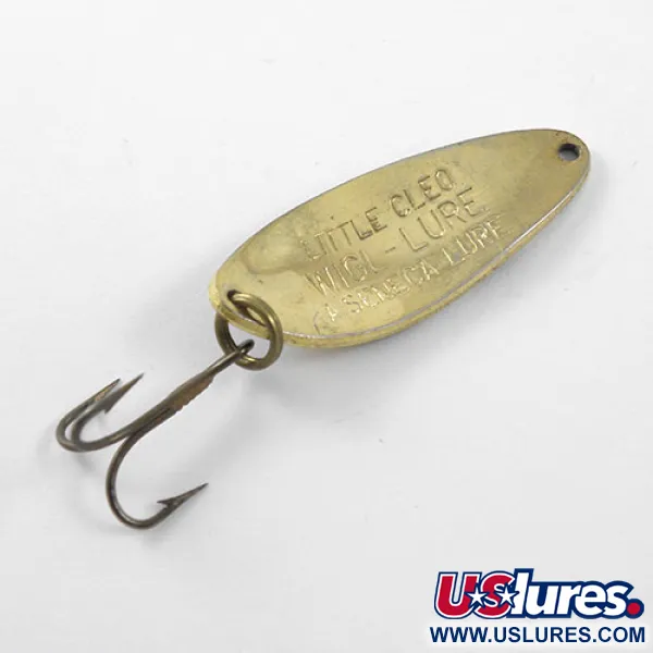 Seneca Little Cleo Skeddrag, Svart/Guld, 7g, Vintage USA, #1208