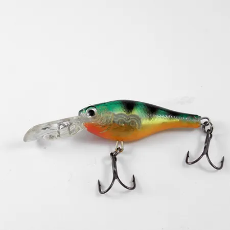 Rapala Glass Shad Rap Wobbler, Perch, 5,5g, Holografisk, #1250