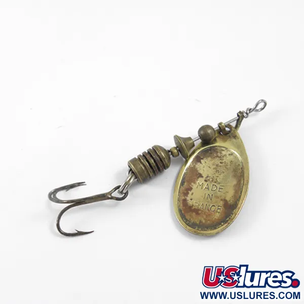 Mepps Aglia 2 Spinnare, Mässing, 4,5g, Vintage-design, #1255