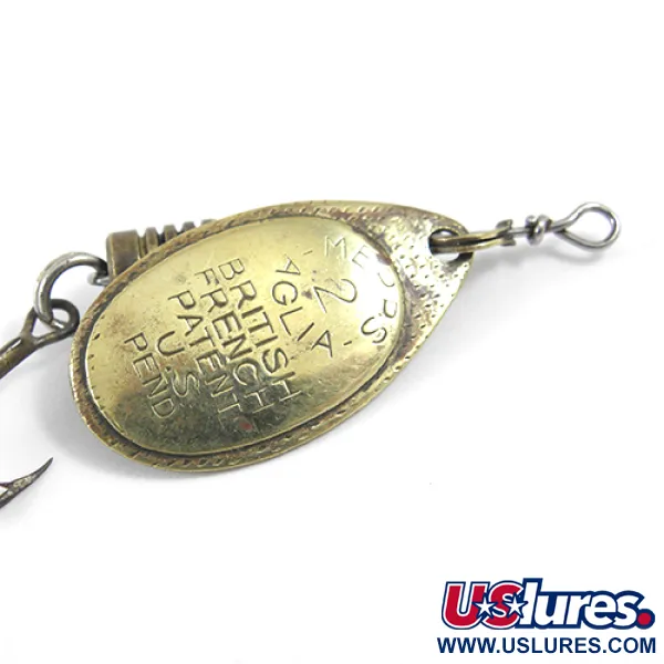 Mepps Aglia 2 Spinnare, Mässing, 4,5g, Vintage-design, #1255