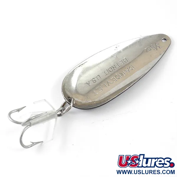 Dardevle Dardevlet Skeddrag, Svart/Vit/Nickel, 21g, Klassiker, #1264