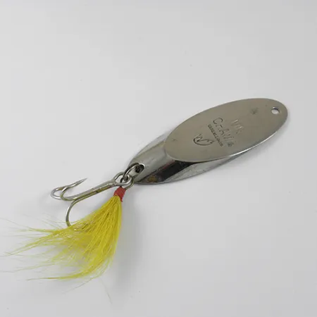 Weber Mr Champ Skeddrag, Nickel/Gul stjärt, 35g, Fjäderstjärt, #1278