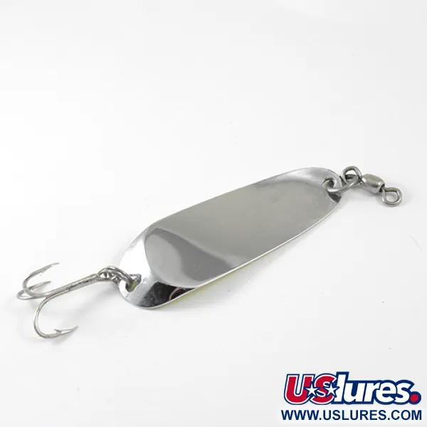 Andy Reekers Skeddrag, Gul/Röda prickar, 11g, Polerad Nickel, #1286