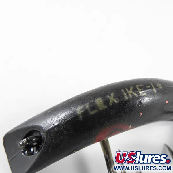 Lazy Ike 1318 Wobbler, Svart / Röd, 3,5g, Bananformad, #1318