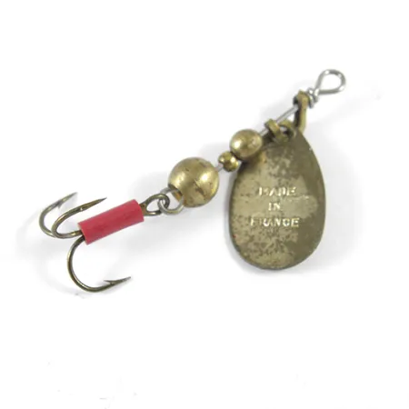 Mepps Aglia 0 Spinnare, Mässing, 2.2g, Vintage Mässingssked, #1326